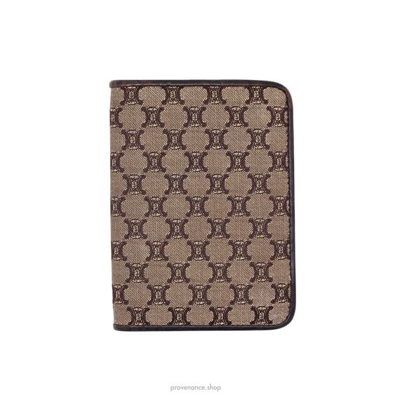 🔴 Celine Pocket Organizer Wallet - Triomphe Jacquard - Picture 1 of 6
